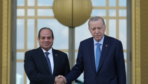 Mısır Cumhurbaşkanı es-Sisi Cumhurbaşkanlığı Külliyesinde 