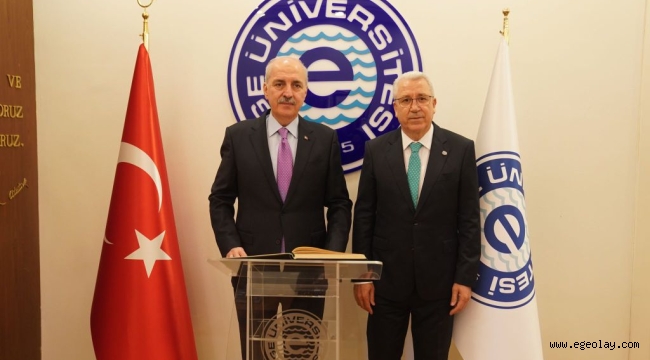 EÜ Akademik Yıl Açılışı TBMM Başkanı Prof. Dr. Numan Kurtulmuş'un Katılımıyla Gerçekleşti 