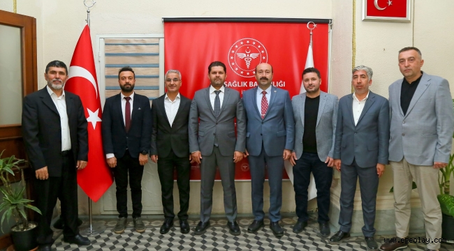 Sağlık-Sen 1 Nolu Şube'den İl Sağlık Müdürüne Ziyeret