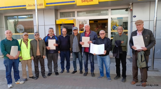 Selçukluların İZBAN çilesine imza kampanyası: 8 bin 8 yüz 49 imza verildi 