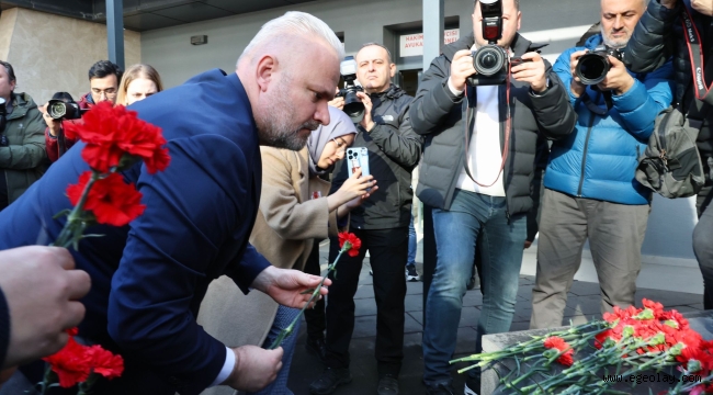 Başkan Pehlivan: "Şehidimizin Emaneti Olan Bayrağı Asla Düşürmeyeceğiz"