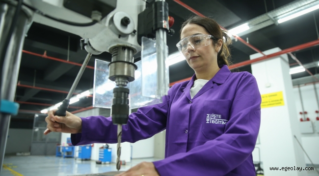 İstihdamın her alanında kadın gücü: Konaklı kadın CNC operatörleri geliyor