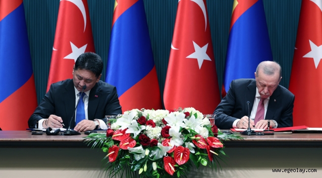 "Moğolistan ile ilişkilerimizi daha ileriye taşıyacak kararlar aldık"
