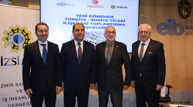 İzmir iş dünyası Suriye ticaretini masaya yatırdı
