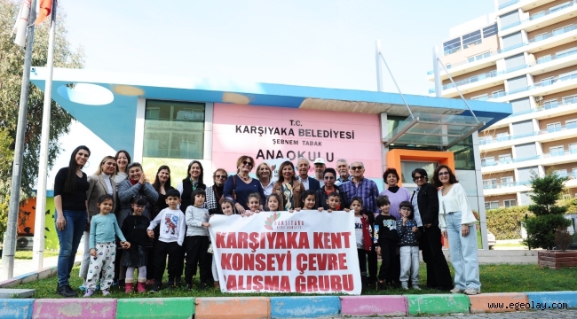 Karşıyaka'nın çocuklardan geleceğe yeşil miras