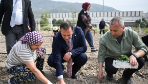 Bornovalı kadınlar Kent Bostanı'nda kendi elleriyle üretiyor 