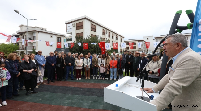 Güzelbahçe'de Oyun Parkı ve Sevgi Yolu Hizmete Açıldı