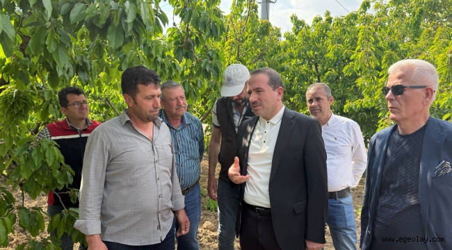 Milletvekili Kırkpınar'dan çiftçiye 'yanınızdayız' mesajı 