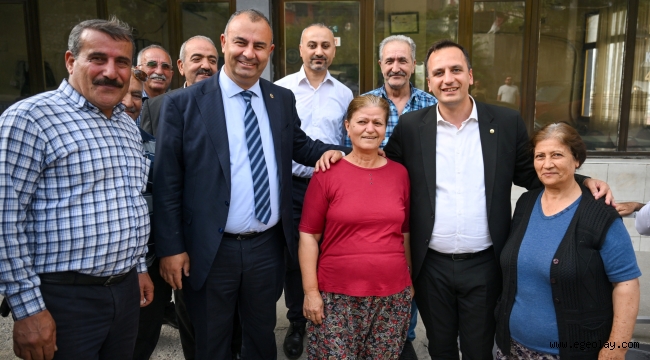 Başkan Eşki ve Milletvekili Arslan sahada 