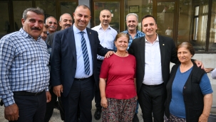 Başkan Eşki ve Milletvekili Arslan sahada 