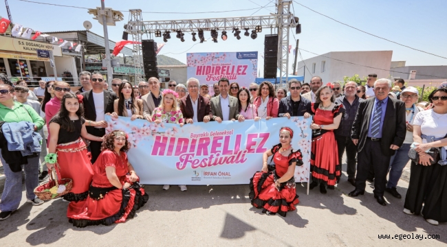 Bayraklı Hıdırellez Festivali'ne görkemli final