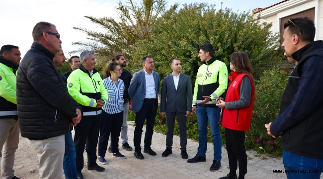 Çeşme'de sezon öncesi yoğun mesai! 
