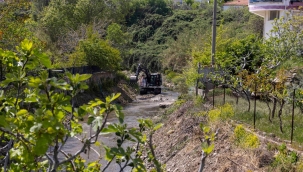 Körfezle buluşan derelerde temizlik harekâtı 