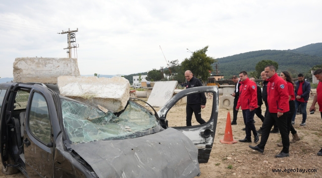 Torbalı Belediyesi'nden Türkiye'de Bir İlk: Enkaz Eğitim Sahası