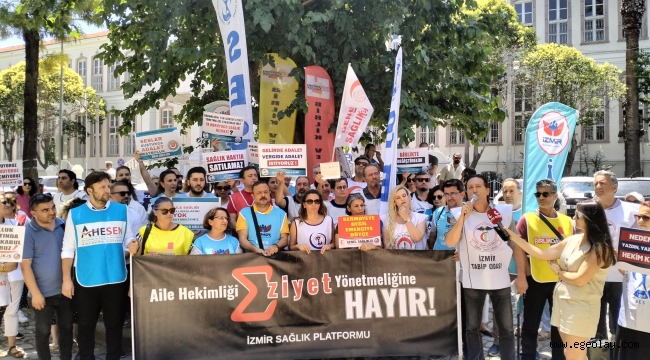 Aile Hekimliği Çalışanlarından İzmir'de Tepki: Performans Kriterleri Gerçekçi Değil; Maaşlar Eriyor!