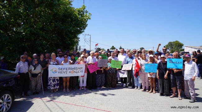Seferihisar Gölcük'te JES'e geçit yok! 