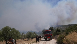 İzmir İtfaiyesi Çeşme Ildır için teyakkuza geçti 