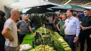 Bornova Belediyesi’nden pazaryerlerinde güvenlik seferberliği 