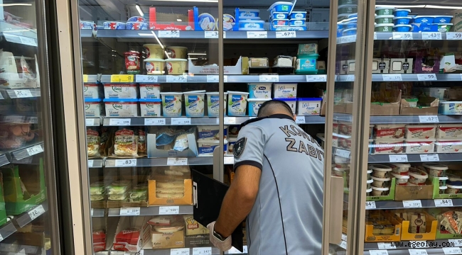 Konak Belediyesi'nden zincir marketlere sıkı denetim 