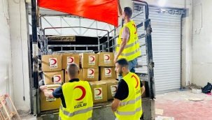 Türk Kızılay'dan Batı Şeria'ya 1200 Gıda Kolisi