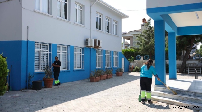Çeşme Belediyesi'nden Yeni Eğitim-Öğretim Yılı Öncesi Büyük Temizlik 