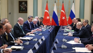Cumhurbaşkanı Erdoğan, Rusya Federasyonu Devlet Başkanı Putin ile görüştü 
