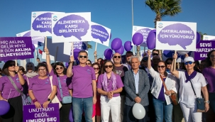 Güzelbahçe’de Dünya Alzheimer Günü Yürüyüşü 