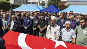 İzmir'in şehitlerine veda 
