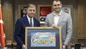Büyükşehir Belediye Başkanı Tugay'dan CHP İzmir İl Başkanı Güç'e Tebrik Ziyareti 