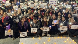 CHP İzmir'in Kadınlarından Şiddete Karşı Üç Eylem 