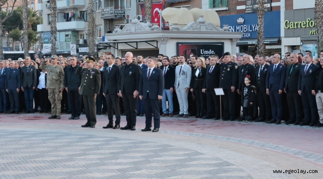Gazi Mustafa Kemal Atatürk, Menemen'de özlemle anıldı 