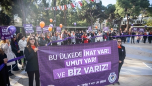 Kadına yönelik şiddete karşı güçlü bir ses yükseldi 