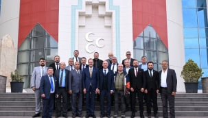 MHP'li Osmanağaoğlu Ziraat Odası Başkanlarıyla Başkentte Temaslarda Bulundu