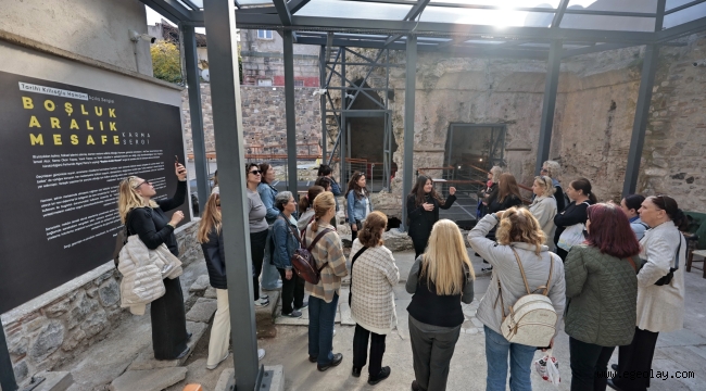 Sanat ve tarihi buluşturan Kıllıoğlu Hamamı'na yoğun ilgi 