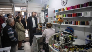 Başkan Eşki Çamdibi’nde saha mesaisinde 