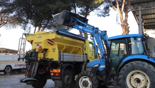 Ödemiş Belediyesi kar ve buzlanma mücadelesine hazır 