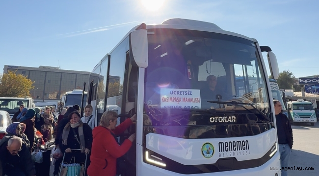 Menemen'de ücretsiz ringler vatandaşı memnun ediyor 