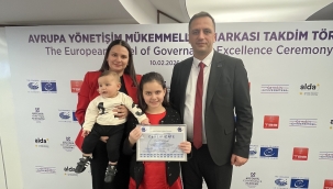 Başkan Eşki ELoGE Ödülü’nü Ankara’da aldı: “Bu onur, hukukun üstünlüğüne ve insan haklarına bağlılığımızın tescilidir”