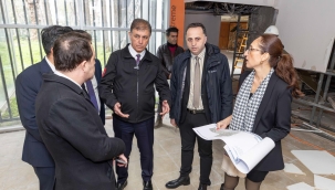 Başkan Tugay'dan Kültürpark'a yeni kütüphane müjdesi 