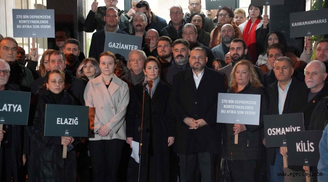 CHP İzmir'den 04:17'de Anma Töreni