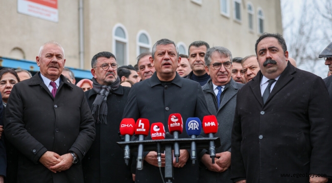 CHP Lideri Özgür Özel: "Deprem'de Yoktunuz'Diyor.İlk Gün Doğanşehir'e Gelen Benim"