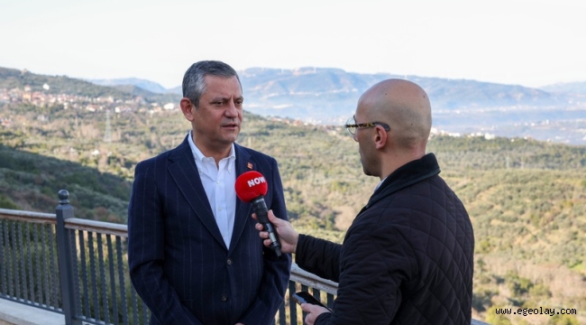 CHP Lideri Özgür Özel: "Depremden Sonra Tüm Kentlerin Yeniden 'Bütüncül Bir Şehircilik Anlayışıyla' İnşasının Önüne Geçildi" 