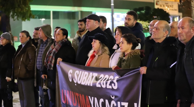 CHP Menderes'ten 6 Şubat Anması 