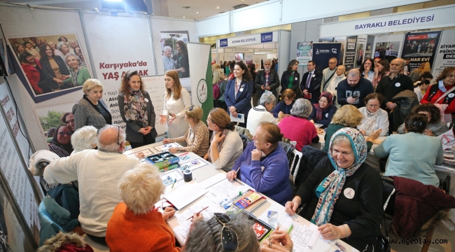 Karşıyaka Belediyesi ileri yaş hizmetlerini Sağlıklı Yaş Alma Fuarı'na taşıdı 