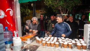 Karşıyaka Belediyesi’nden 30 bin kişiye sıcak çorba ikramı 