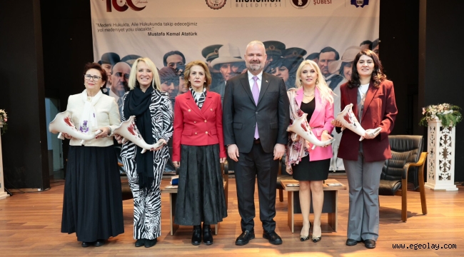 Menemen'de Medeni Kanun'un 100. yılına özel kutlama 