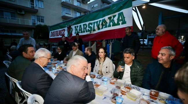 Başkan Ünsal taraftarlarla iftarda buluştu 