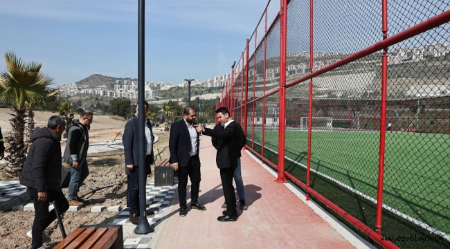 Bayraklı'da Ferdi Zeyrek Spor Kompleksi'nde Çalışmalar Sona Yaklaştı 