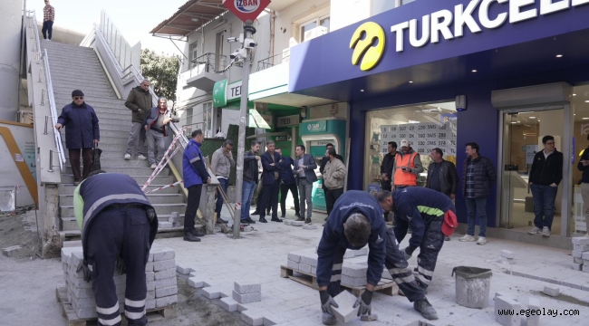 Bayraklı Sevgi Yolu'nda yoğun tempo 
