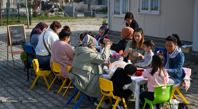 Bornovalı miniklere "Çim Adam Atölyesi" 